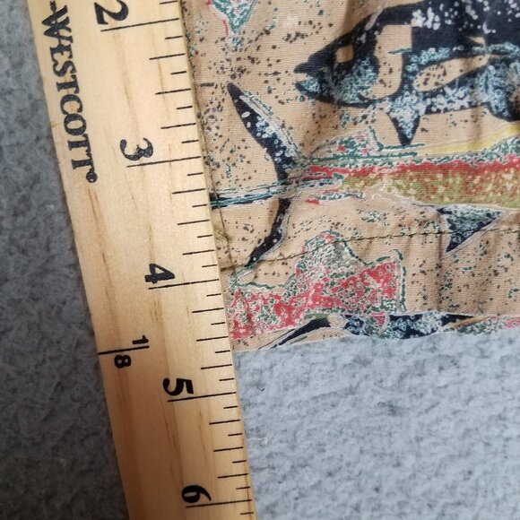 Vintage Kahala Swim Trunks Shorts Adult XL Hawaiian Fish Brief Lined Beach Tan - Picture 9 of 14